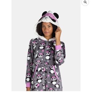 Holiday Time Union Suit Panda, Sizes XS and S